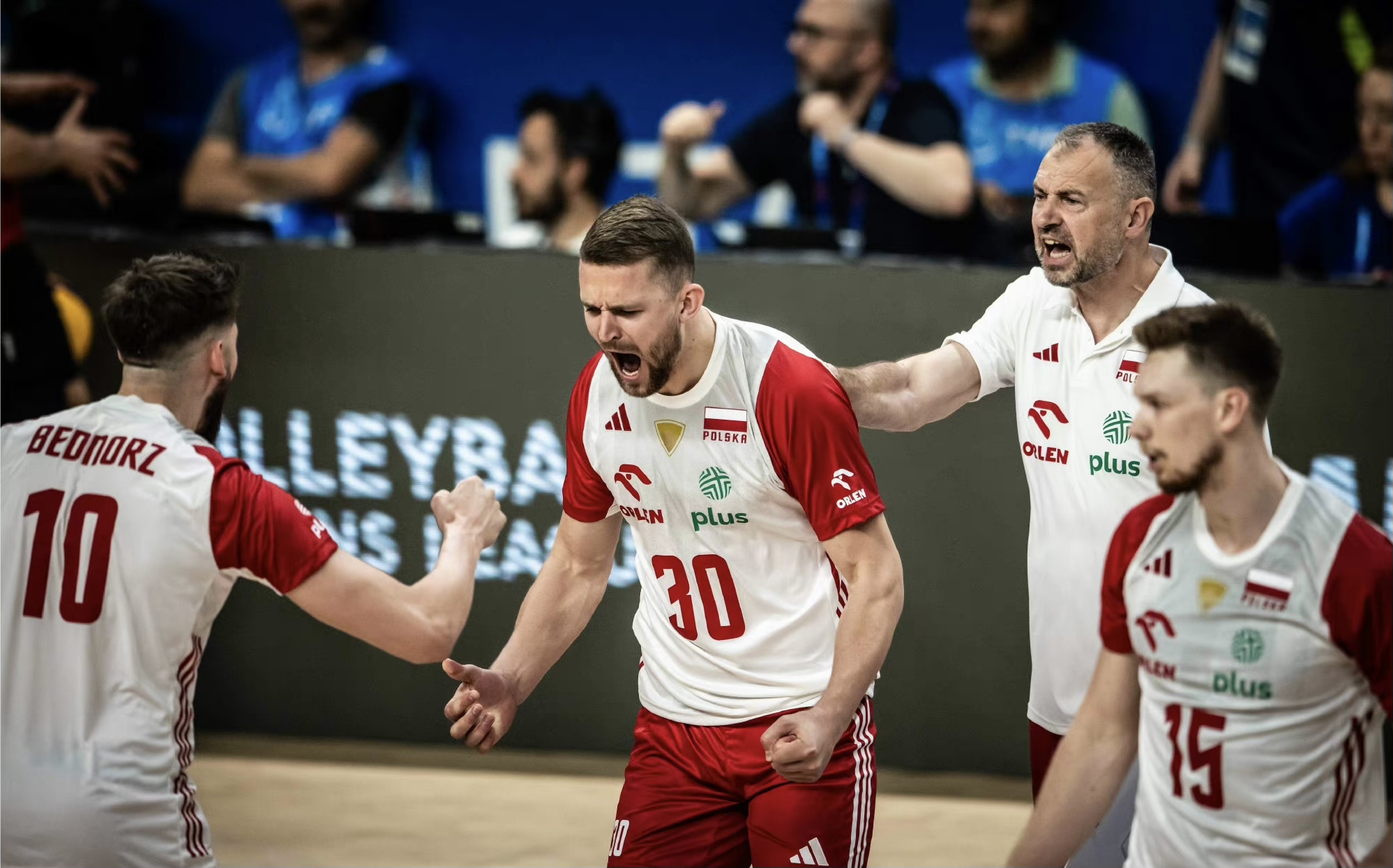 波兰队在比赛中展现出强大实力 波兰队在比赛中展现出强大实力